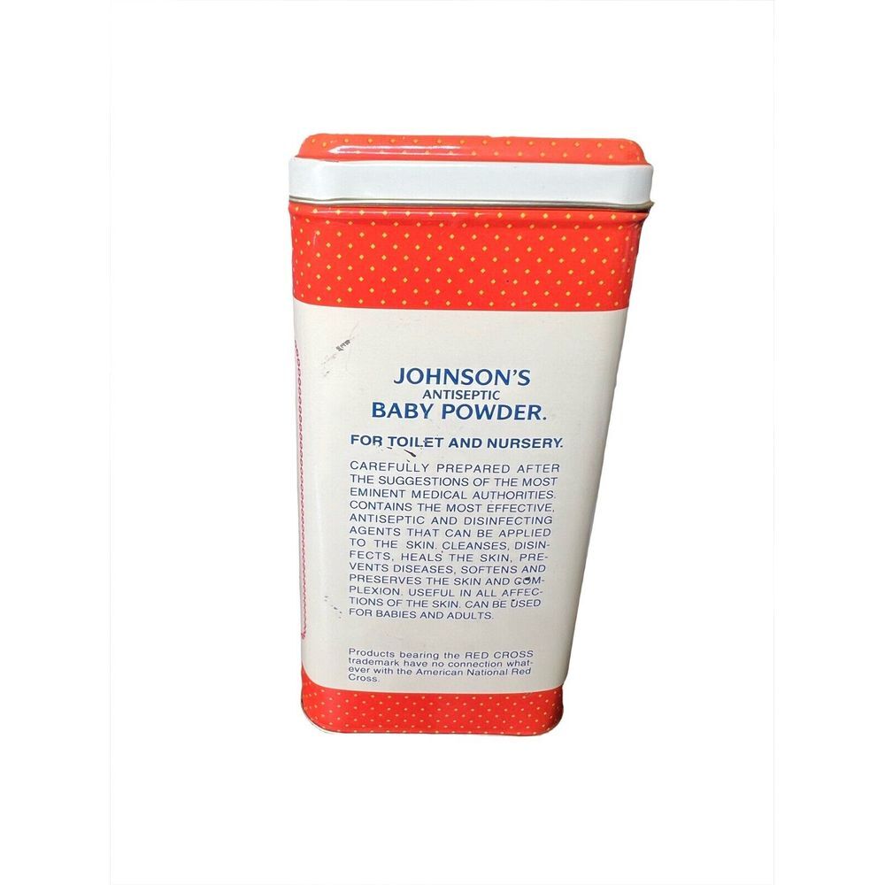 Vintage Johnson's Antiseptic Baby Powder‎ Tin 100th Anniversary Empty - 353 - Picture 4 of 4